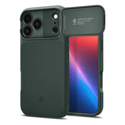 Spigen Optik Armor (MagFit) iPhone 17 Pro Case Abyss Green
