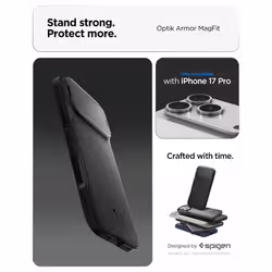 Spigen Optik Armor (MagFit) iPhone 17 Pro Case Abyss Green - Additional view 2