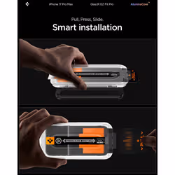 Spigen Glas.tR EZ Fit Pro HD iPhone 17 Pro Max/16 Pro Max Glass Screen Protector Clear - Additional view 8