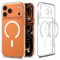 Spigen Ultra Hybrid (MagFit) iPhone 17 Pro Case Clear White