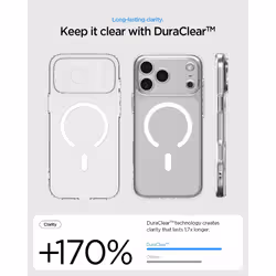 Spigen Ultra Hybrid (MagFit) iPhone 17 Pro Case Clear White - Additional view 3