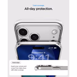 Spigen Ultra Hybrid (MagFit) iPhone 17 Pro Case Clear White - Additional view 4