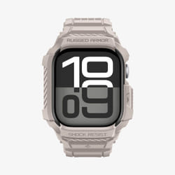 Spigen Rugged Armor Pro 2 Apple Watch 10/11 (46mm) Case + Band Dune Beige