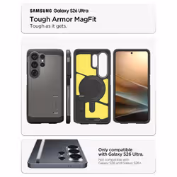 Spigen Tough Armor Cover Galaxy S26 Ultra MagFit Black - Additional view 2
