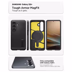 Spigen Tough Armor (Magfit) Galaxy S26+ Case Gunmetal - Additional view 2