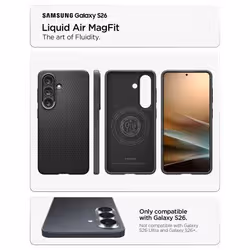 Spigen Liquid Air Cover Galaxy S26 MagFit TPU Case Matte Black - Additional view 2