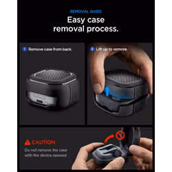 Spigen Rugged Armor Galaxy Buds 4/Buds 4 Pro Case Matte Black - Additional view 8