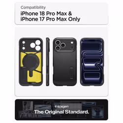 Spigen Tough Armor T (MagFit) iPhone 18 Pro Max / 17 Pro Max Case Gunmetal - Additional view 2