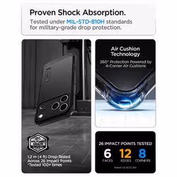 Spigen Tough Armor T (MagFit) iPhone 18 Pro Max / 17 Pro Max Case Gunmetal - Additional view 8