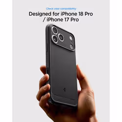 Spigen Rugged Armor Cover iPhone 18 Pro / 17 Pro MagFit Case Matte Black - Additional view 2