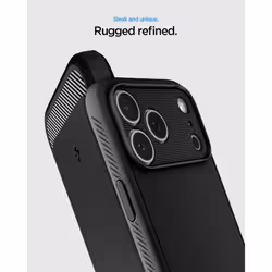 Spigen Rugged Armor Cover iPhone 18 Pro / 17 Pro MagFit Case Matte Black - Additional view 3