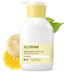 Illiyoon Fresh Moisture Body Lotion 350ml | High Moisturizing Effect For Damaged and Rough Skin | Korean Skin & Body