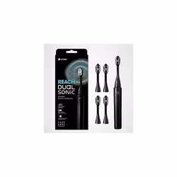 Dual Sonic Electric Toothbrush, 1 Handle 4 Toothbrush Heads, 2 Brushing Modes Strong & Gentle, Portable Travel Toothbrushes A ...