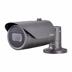 Hanwha QNO-6082R, IP security camera, Outdoor, Wired, Ceiling/wall, Grey, Bullet