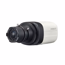 Hanwha HCB-7000A, CCTV security camera, Indoor, Wired, 500 m, Floor/wall, Black, Ivory