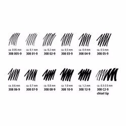 Staedtler Pigment Liner 0.5 mm Black [Pack of 10]