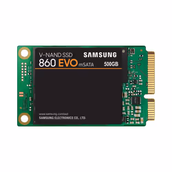 Samsung 860 EVO, 500 GB, mSATA, 550 MB/s, 6 Gbit/s