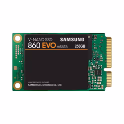 Samsung 860 EVO, 250 GB, mSATA, 550 MB/s, 6 Gbit/s