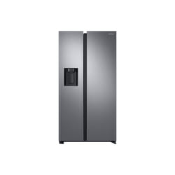 Samsung RS68N8220S9/EU side-by-side refrigerator Freestanding 617 L Brushed steel, Silver