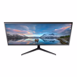 Samsung LS34J550WQU LED display 86.6 cm (34.1") 3440 x 1440 pixels UltraWide Quad HD Black
