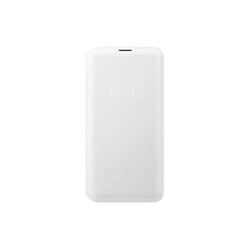 Samsung EF-NG970 mobile phone case 14.7 cm (5.8") Flip case White