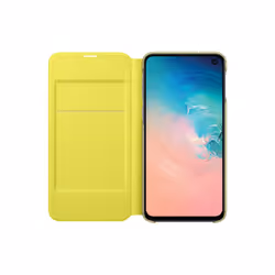 Samsung EF-NG970 mobile phone case 14.7 cm (5.8") Flip case White