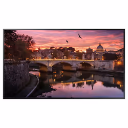 Samsung QB75R, Digital signage flat panel, 189.2 cm (74.5"), LED, 3840 x 2160 pixels, Wi-Fi, 16/7