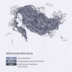 [Milk Baobab] Body Wash White Musk 500ml