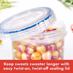 Lock & Lock Round Storage Container - Clear, 150 ml
