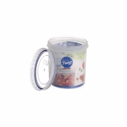 Lock & Lock LLS122, Jar, Round, 0.56 L, Transparent, Polypropylene (PP), Twist