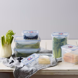 Lock & Lock HPL805 food storage container Rectangular Box 0.18 L Blue, Transparent 1 pc(s) - Additional view 4