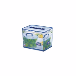 Lock & Lock Rectangular Storage Container - Clear/Blue, 12 L