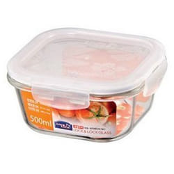 Lock & Lock LLG214 food storage container Square Box 0.5 L Transparent