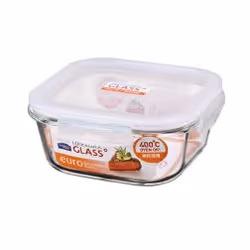 Lock & Lock LLG 224, Box, Square, 0.75 L, Transparent, Glass, 400 °C