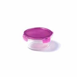 Lock & Lock Eco 650ml Round Oven Glass Container
