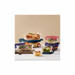 Lock & Lock Eco 650ml Round Oven Glass Container