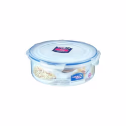Lock & Lock Round Storage Container - Clear, 1.6 L