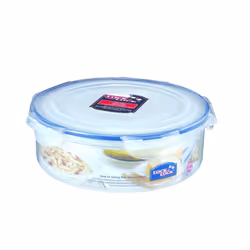 Lock & Lock Round Storage Container - Clear, 2.5 L