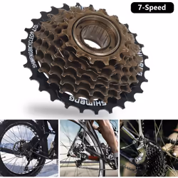 Bike Cassette - Bicycle Freewheel Cassette Sprocket 6/7 Speed 14T-28/32/34T Mountain Bike Replacement Accessory - TZ500-7 Speed 14T-28T