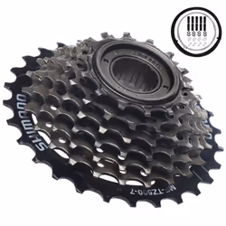 Bike Cassette - Bicycle Freewheel Cassette Sprocket 6/7 Speed 14T-28/32/34T Mountain Bike Replacement Accessory - TZ500-6 Spe ...