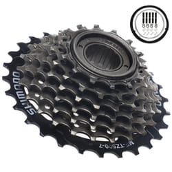 Bike Cassette - Bicycle Freewheel Cassette Sprocket 6/7 Speed 14T-28/32/34T Mountain Bike Replacement Accessory - TZ500-6 Speed 14T-28T