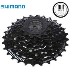 SHIMANO CS-HG200-7 Flywheel Mountain Bike 7/21 Speed Cassette Flywheel 28/32 Teeth -  200-7 Speed 12-28T