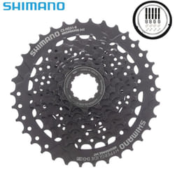 Shimano HG31 8 Speed 32/34T Mountain Bike Cassette+Gear shift kit - 11-34T-Black