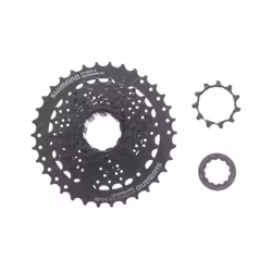 Shimano HG31 8 Speed 32/34T Mountain Bike Cassette+Gear shift kit - 11-34T-Black