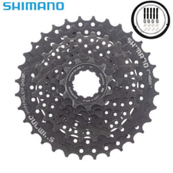 Shimano HG31 8 Speed 32/34T Mountain Bike Cassette+Gear shift kit - 11-32T-Black