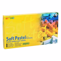 MUNGYO Soft Pastel for Artists - 32 Vibrant Colors | Professional Square Pastels for Drawing  Blending  and Shading