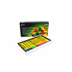 Mungyo Oil Pastels 12 Colors 11 x 70 mm 11 x 70 mm Fluorescent/assorties