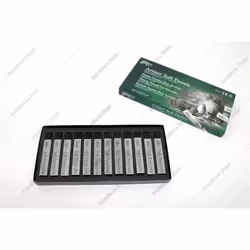 Mungyo Gallery Soft Pastel Squares Cardboard Box Set of 12 - Charcoal Black