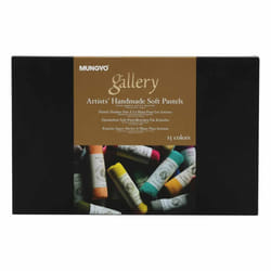 Honsell Gallery Artists' 4400015 Handmade Soft Pastel  Set of 15  Hand-Rolled Pastels in Artist Quality  Soft Consistency