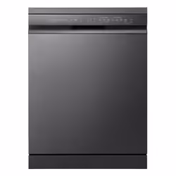 LG DF365FMS, Freestanding, Full size (60 cm), Black, Grey, Standard (80 - 85 cm), Black